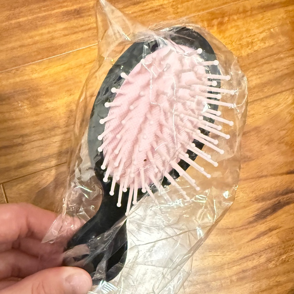 Pink and Black Hair Brush